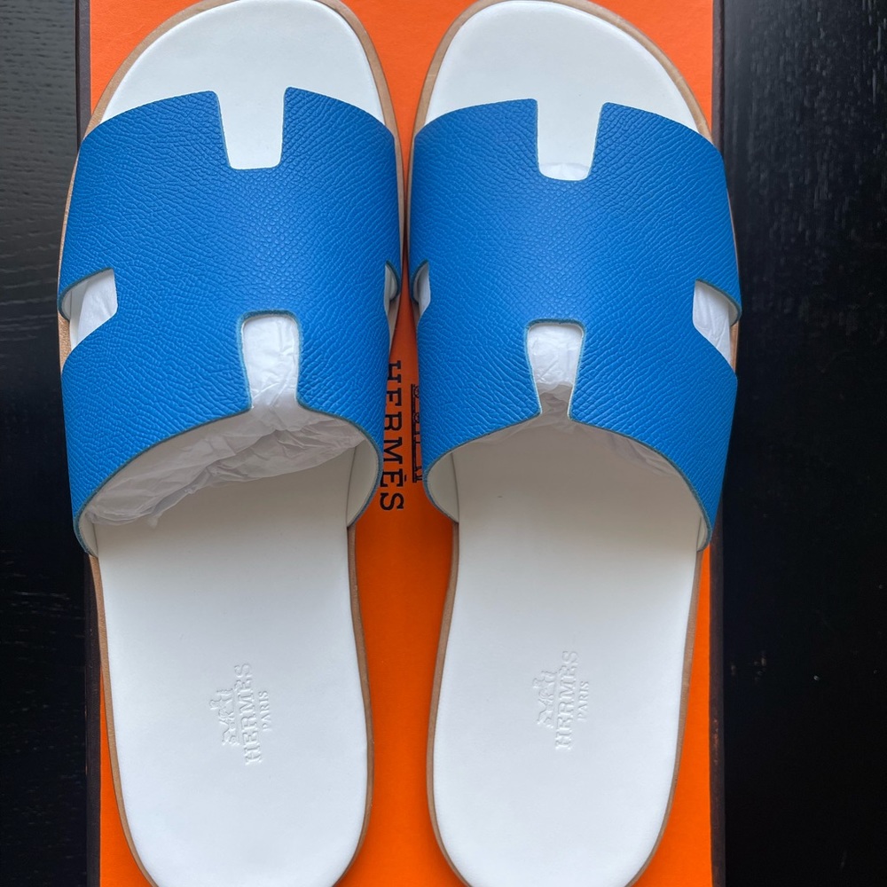 Authentic Men’s Hermes Izmir Sandals - Size 43 - Brand New